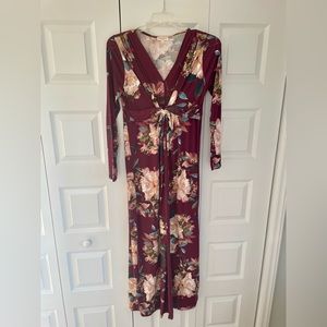 Floral maxi dress